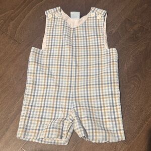 Checkered Baby Romper